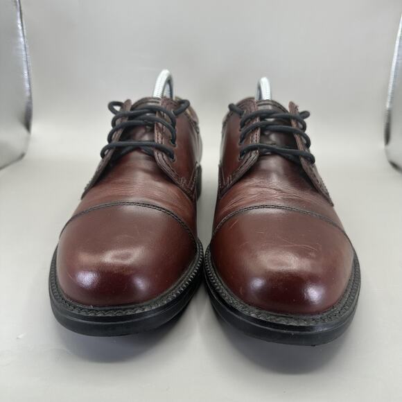 Dockers Cap Toe Derby Shoes Mens Size 9M Brown Leather Dress Comfort 090-2219 main image 8